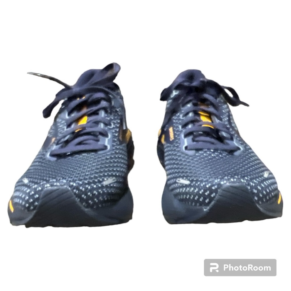 Brooks Adrenaline GTS 22 running shoes sneakers peacoat/gray/sunflower 8M NEW - Picture 4 of 7